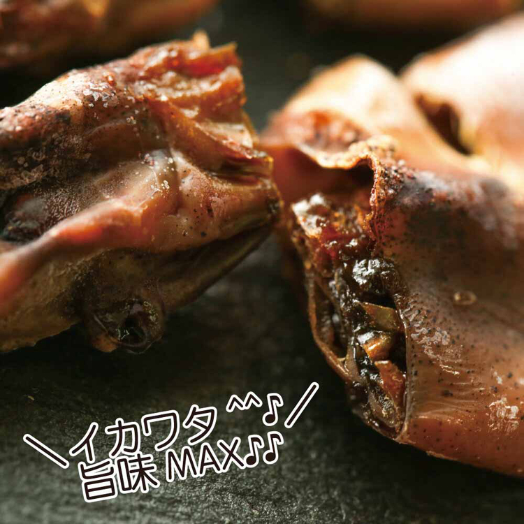 国産イカ珍味つまみ肴無添加丸干し炙りワタイカワタ丸干しいかおつまみ珍味85gTokka 