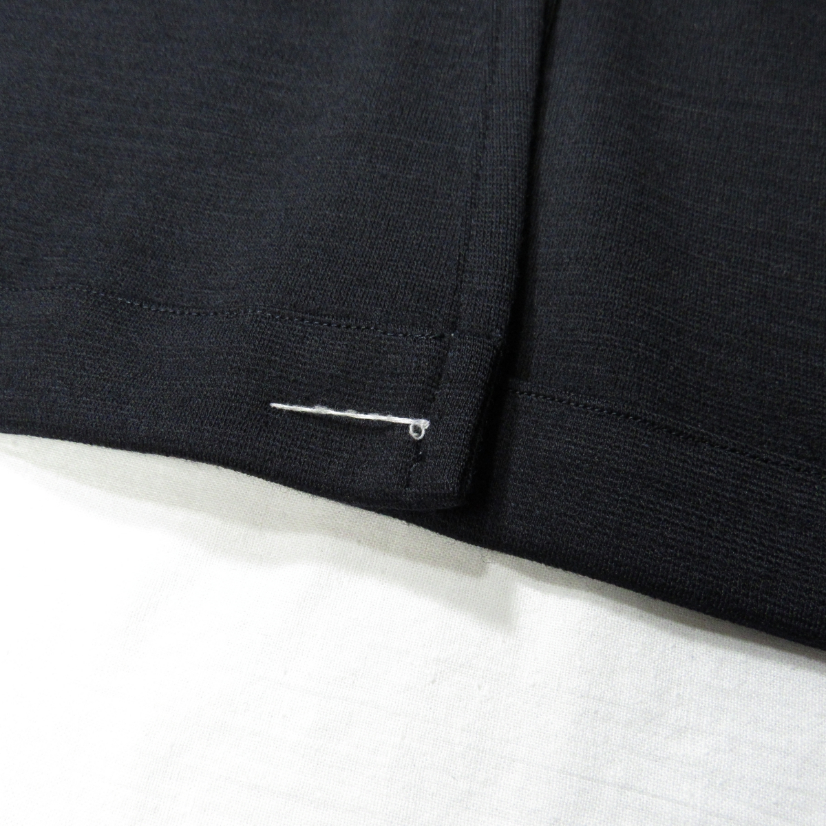  United Arrows wool jersey - navy tailored jacket 