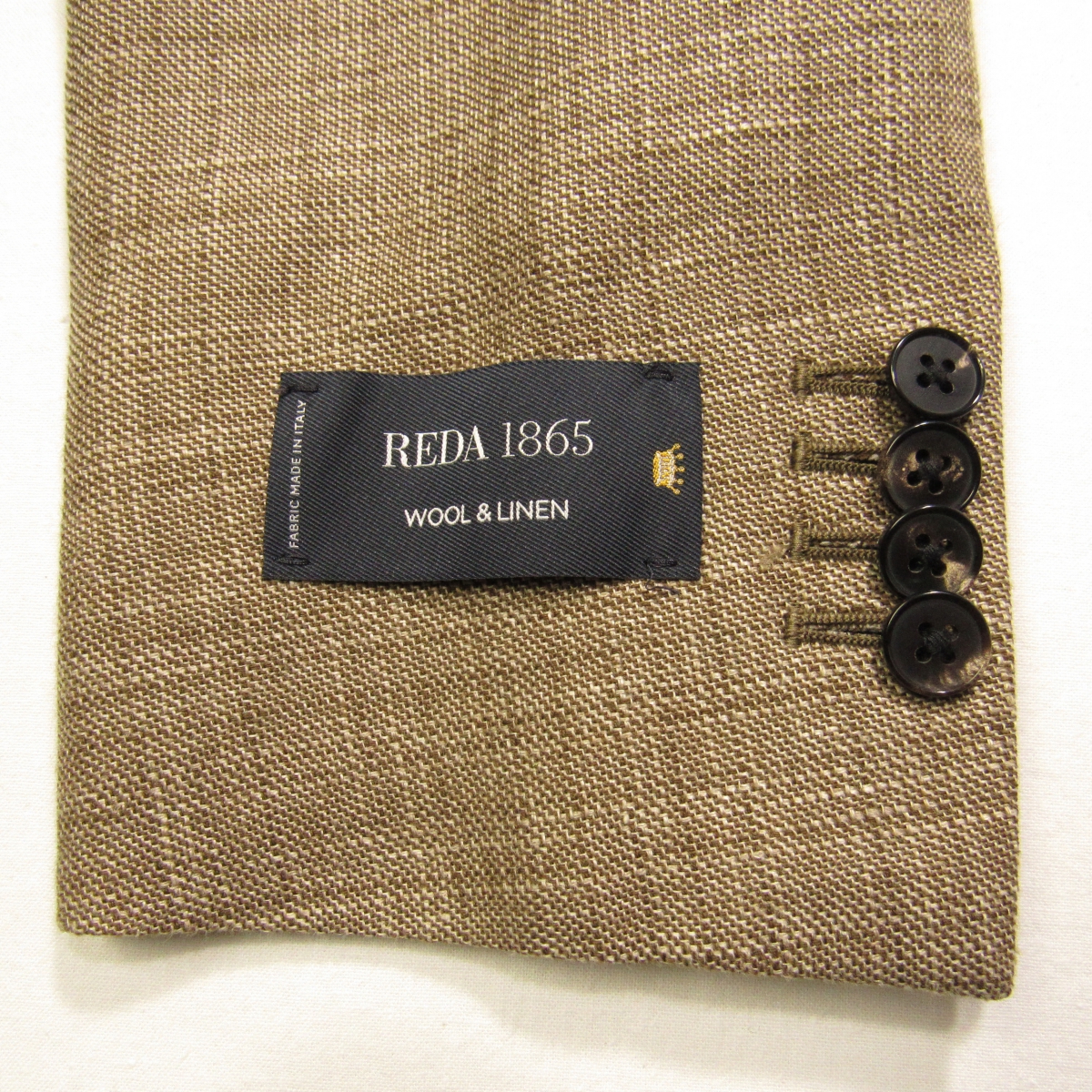 スーツカンパニー blazer's bank.com 伊REDA社製生地 メンズ 麻混 テーラード ジャケット