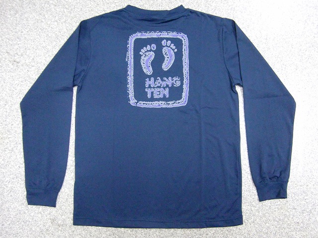 HANG TEN メンズ ロンT 3L ハンテン バック総刺繍 - Tシャツ