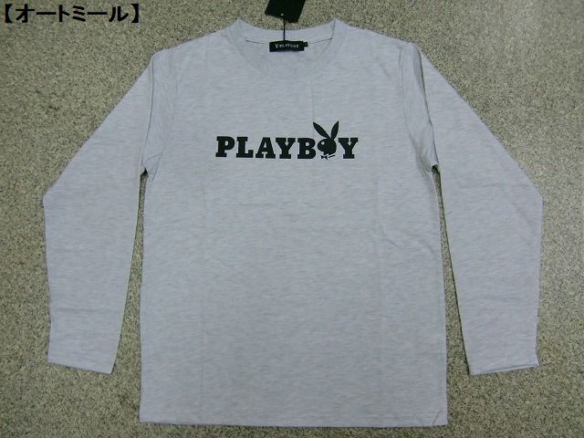 大きいサイズ PLAYBOY Tシャツ プレイボーイ 長袖Ｔシャツ メンズ レディース アメカジ ロンT BIG ロゴT うさぎ ラビット かっこいい メール便可 秋冬春夏｜hitstyle｜03