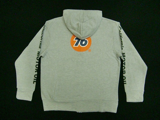 76 パーカー ナナロク フルジップパーカー メンズ アメカジ モーター系