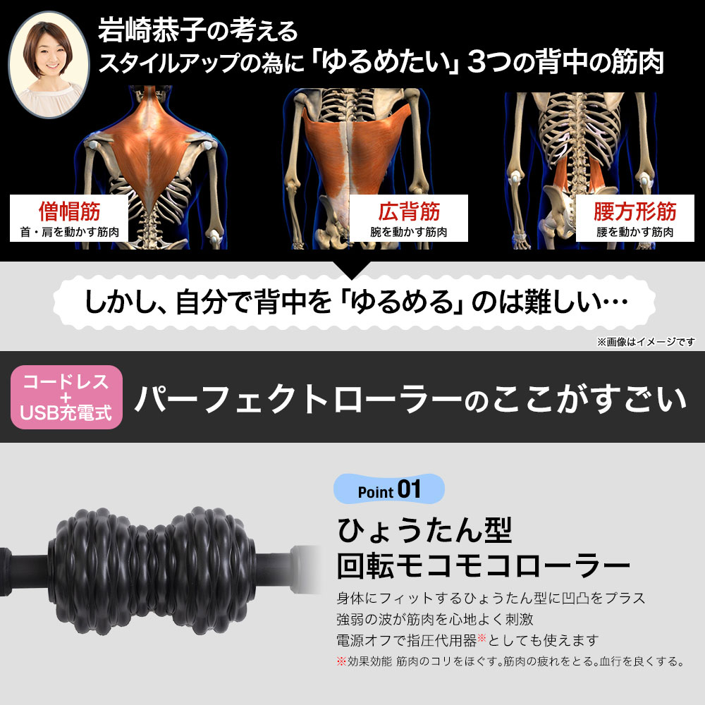 岩崎恭子プロデュース Breast Top パーフェクトローラー