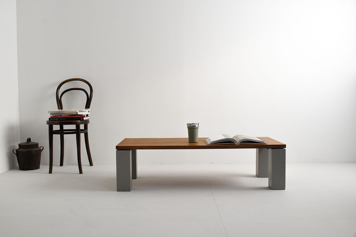 ローテーブル象の足 THE LOW TABLE / くるみ × Black Steel – KANADEMONO