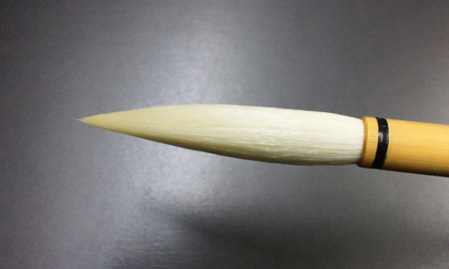 細光鋒 超長々鋒（全長47.3cm）<br> 羊毛 創作 作品 書道 太筆 条幅