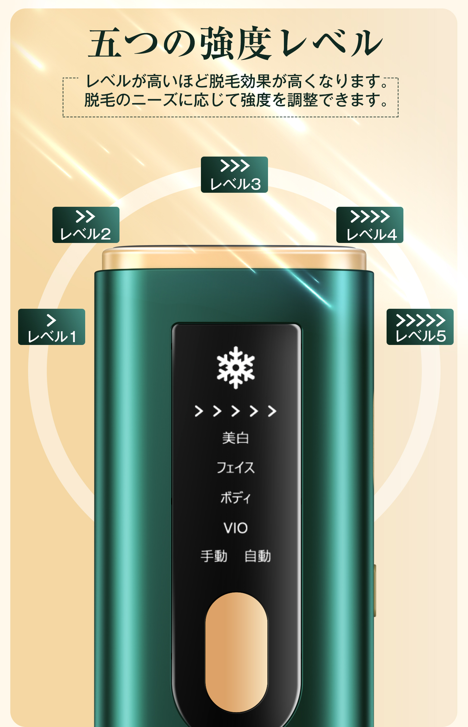 Ulike Diamond Air + IPL冷却機能付光脱毛器-