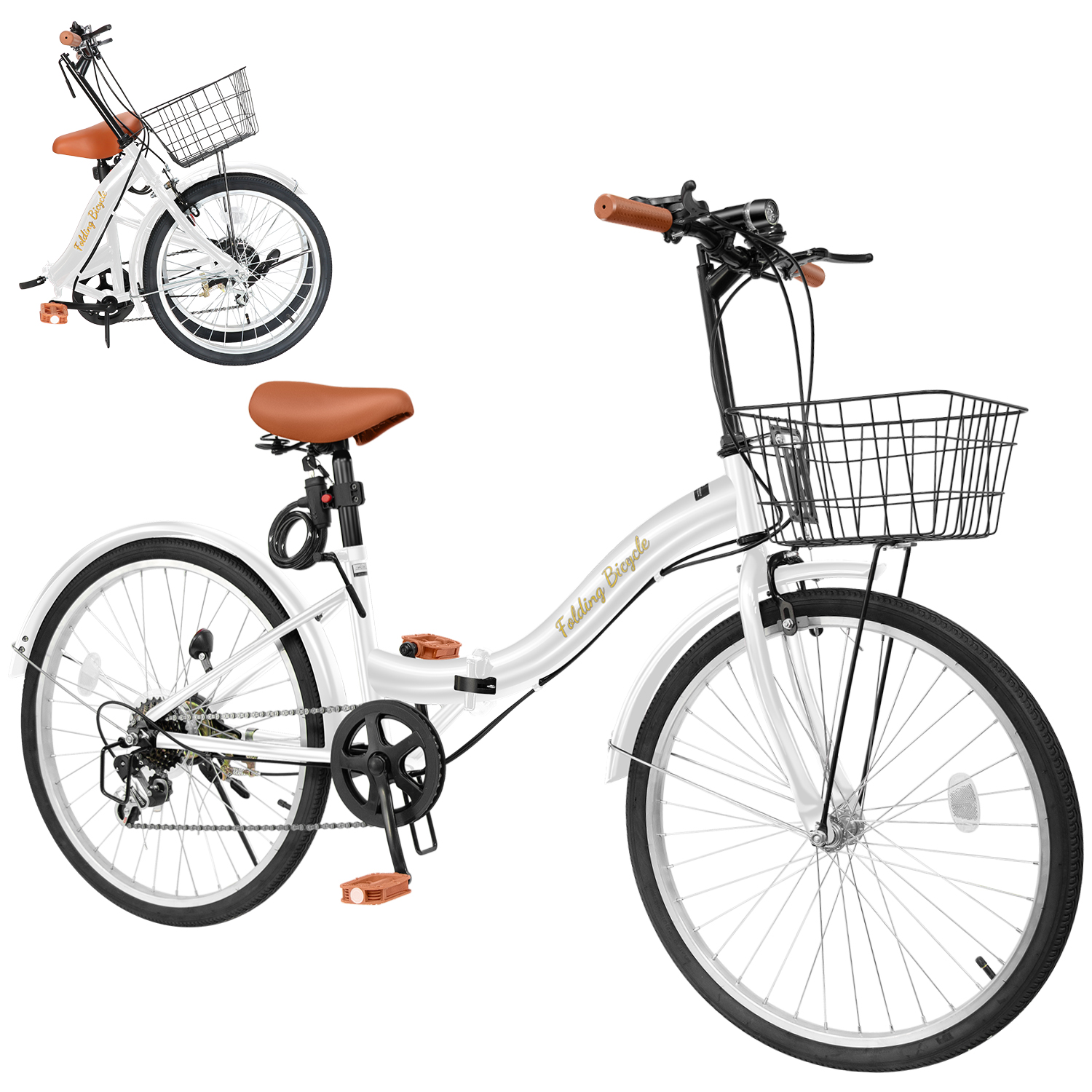 折りたたみ自転車 20インチ/24インチ シマノ 7段変速ギア 軽量