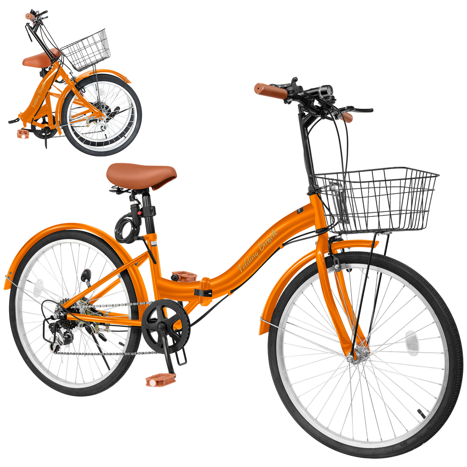 折りたたみ自転車 20インチ/24インチ シマノ 7段変速ギア 軽量