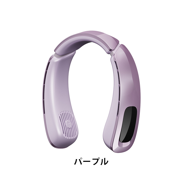 ネッククーラー 首掛け扇風機 羽なし 8段階風量調節 1800mAh USB充電式