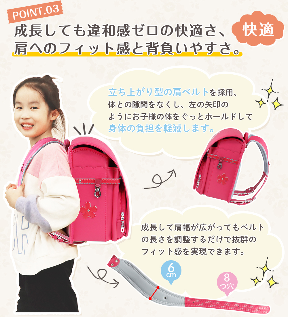 ランドセル 激安 5点プレゼント かわいい A4 女の子 軽量 大容量 着後