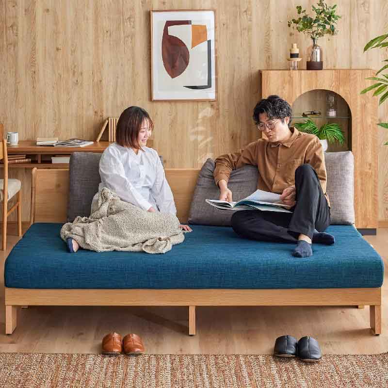 Meuble（モーブル） 【仕様変更】ソファベッド 幅200cm ごろ寝ソファ