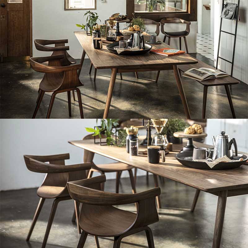 FUJI FURNITURE（冨士ファニチア） ダイニングチェア アームチェア