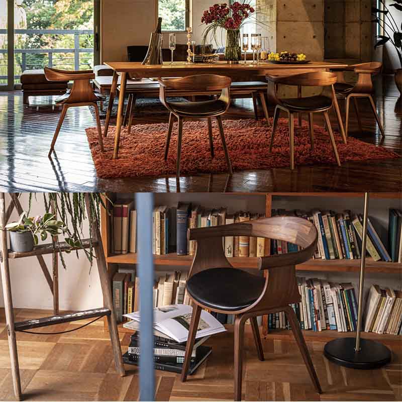 FUJI FURNITURE（冨士ファニチア） ダイニングチェア アームチェア