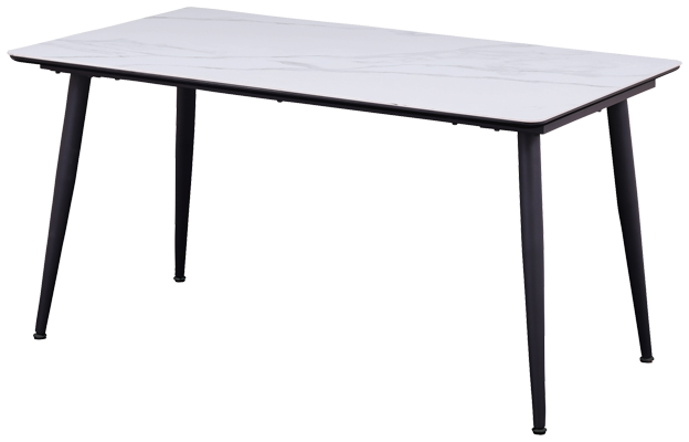 セラミック ダイニングテーブル 幅140cm 奥行80cm 4人掛け 食卓テーブル テーブル ホワイト グレー おすすめ 大理石調 おしゃれ カジュアル ネスト 関家具 | 関家具 | 01