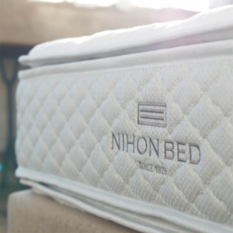 マットレス ピロートップシルキーポケット Pillowtop Silkypocket Mattress キング 幅180cm 通気性 放湿性 抗菌 防臭 高級感 国産 日本製 NIHON BED 日本ベッドの画像