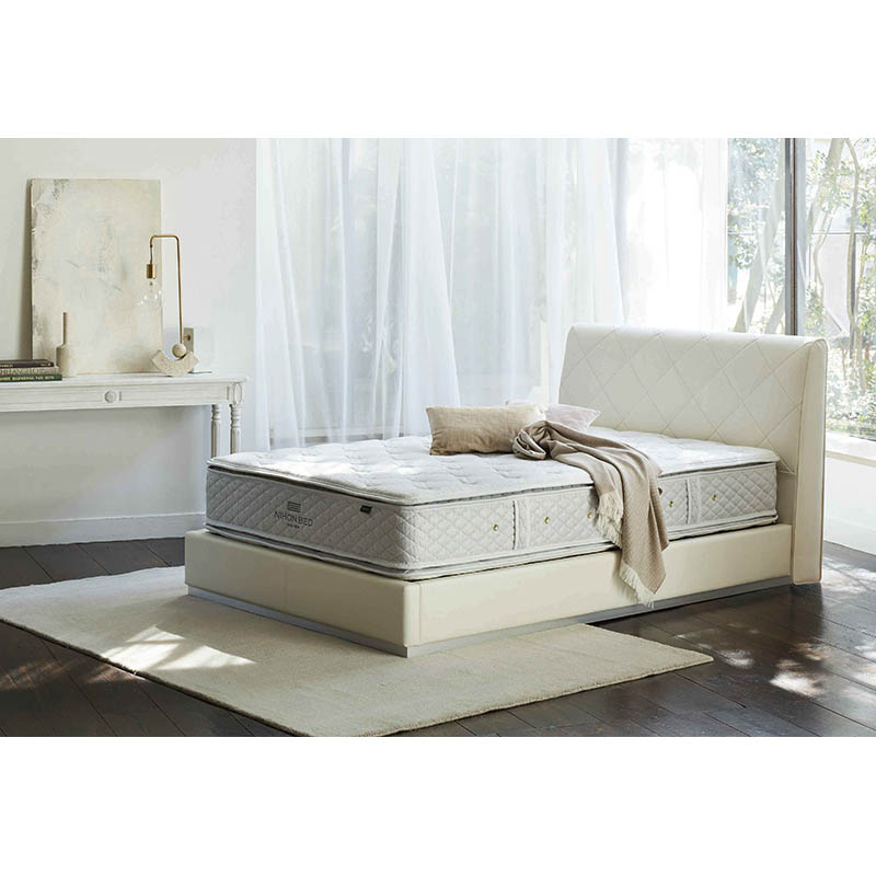 マットレス ピロートップシルキーポケット Pillowtop Silkypocket Mattress キング 幅180cm 通気性 放湿性 抗菌 防臭 高級感 国産 日本製 NIHON BED 日本ベッドの画像