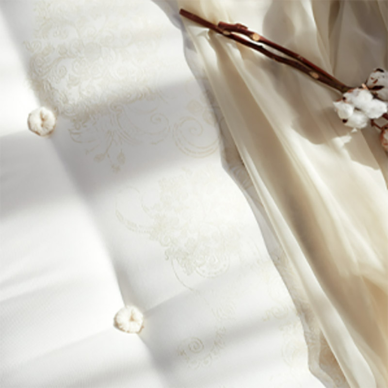 マットレス シルキークチュールマットレス Silky Couture Mattress セミダブル 幅120cm 通気性 放湿性 抗菌 防臭 シルク 国産 日本製 NIHON BED 日本ベッドの画像