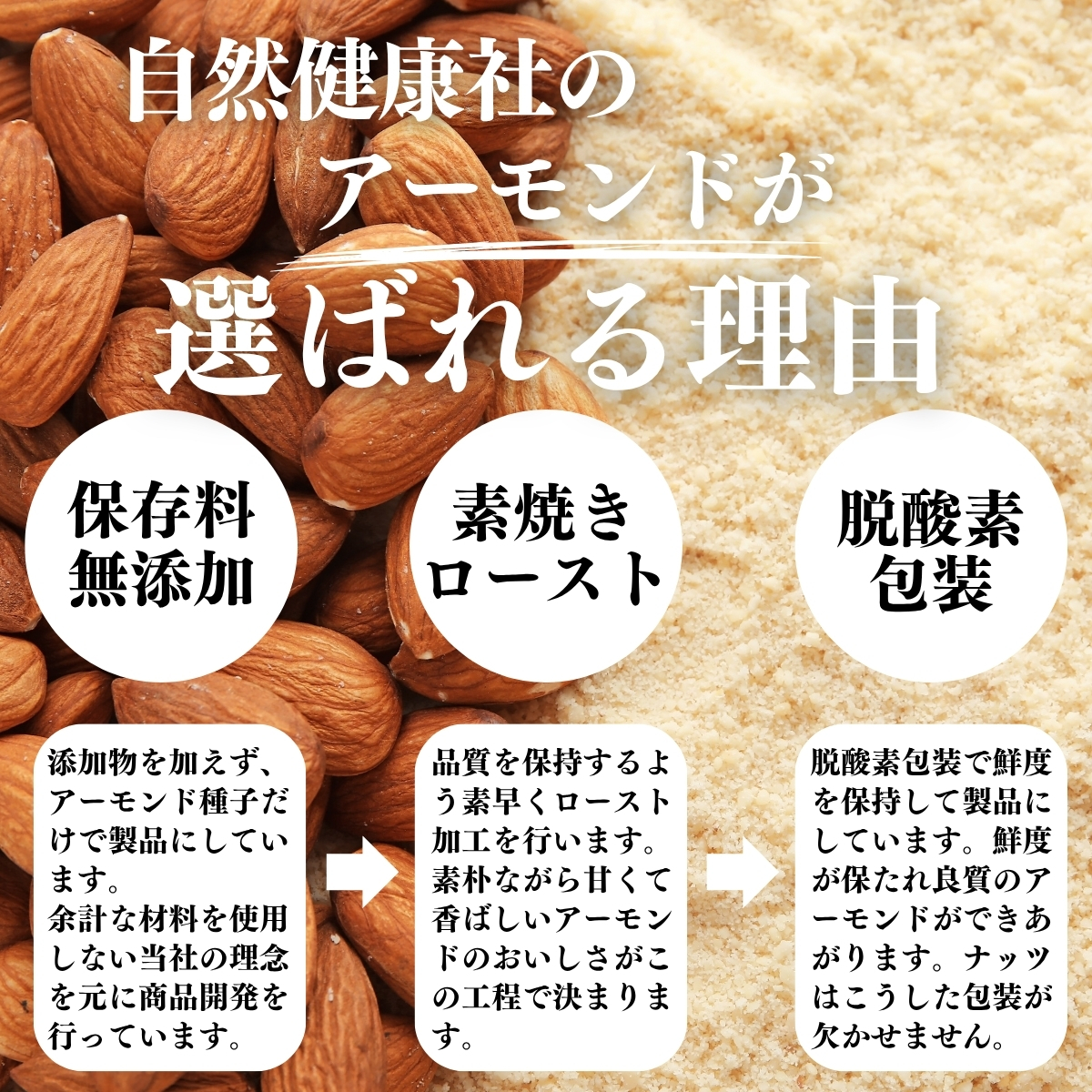 アーモンドが選ばれる理由