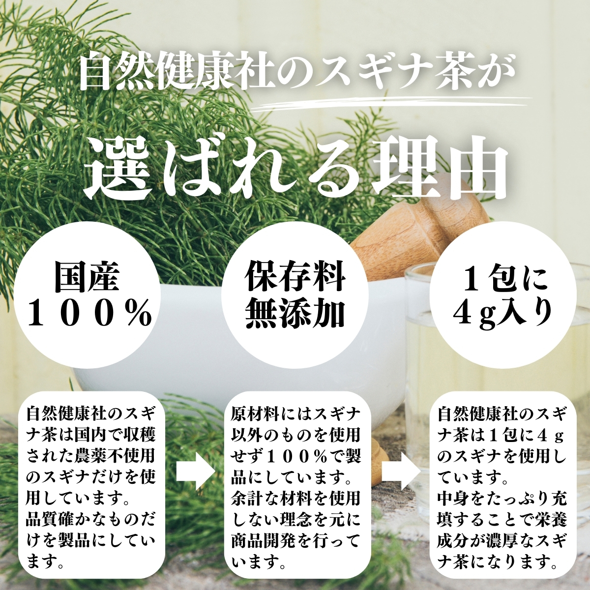 自然健康社 すぎな茶 30パック×2個 スギナ茶 無農薬 ティーパック 国産 