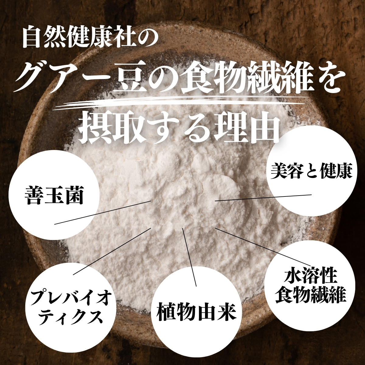 グアー豆の食物繊維 300g グアーガム分解物 水溶性食物繊維 送料無料 : free-533 : 青汁・健康粉末の健康生活研究所 - 通販 -  Yahoo!ショッピング