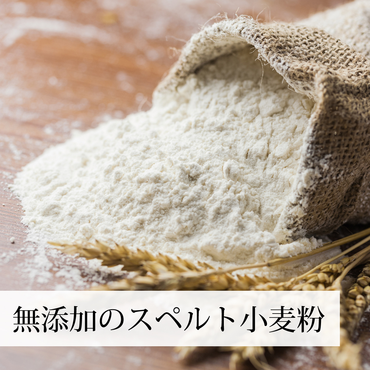 無添加のスペルト小麦粉