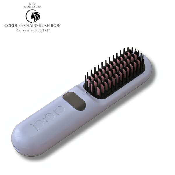 HUNTKEY 髪ツヤ コードレスブラシアイロン ヘアアイロン ハントキー