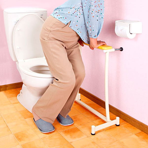 置楽 おきらく 立ち上がり手すり トイレ用 TAT-002T 手すり 簡易