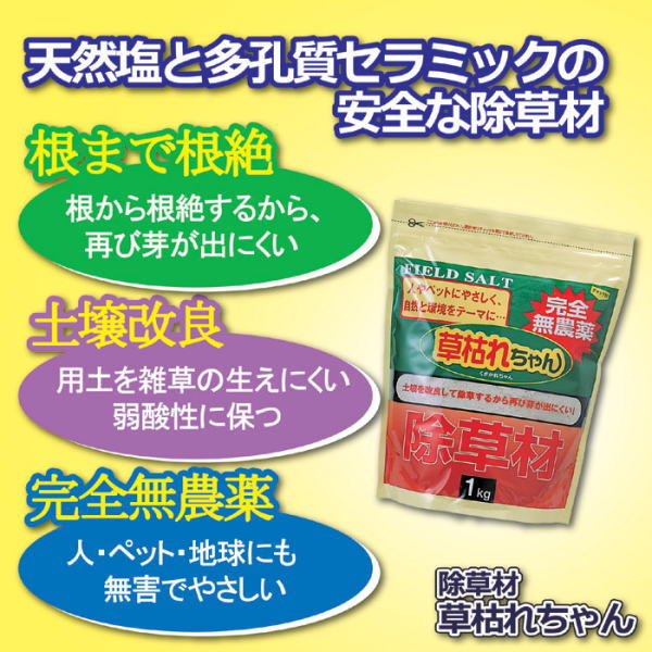 除草剤 草枯れちゃん 1kg ガーデニング 園芸 非農用地専用 無農薬除草