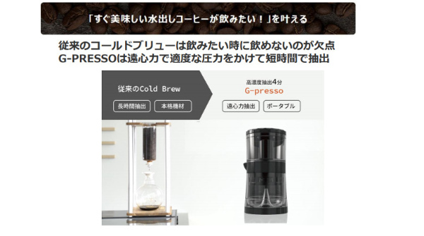 ジャイロプレッソ コーヒーメーカー G-PRESSO MDK-GP01 cold brew