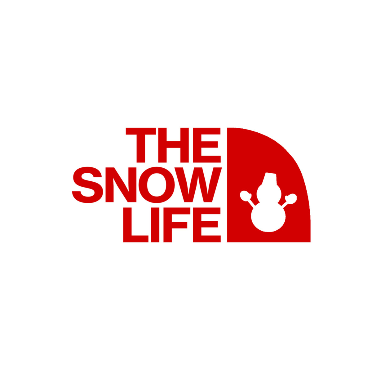 スノーマン 雪だるま ステッカー おしゃれ THE SNOW LIFE カッティングステッカー 防水 シール snowman スマホ かわいい 車 シンプル きりもじいちば｜hm-selections｜03