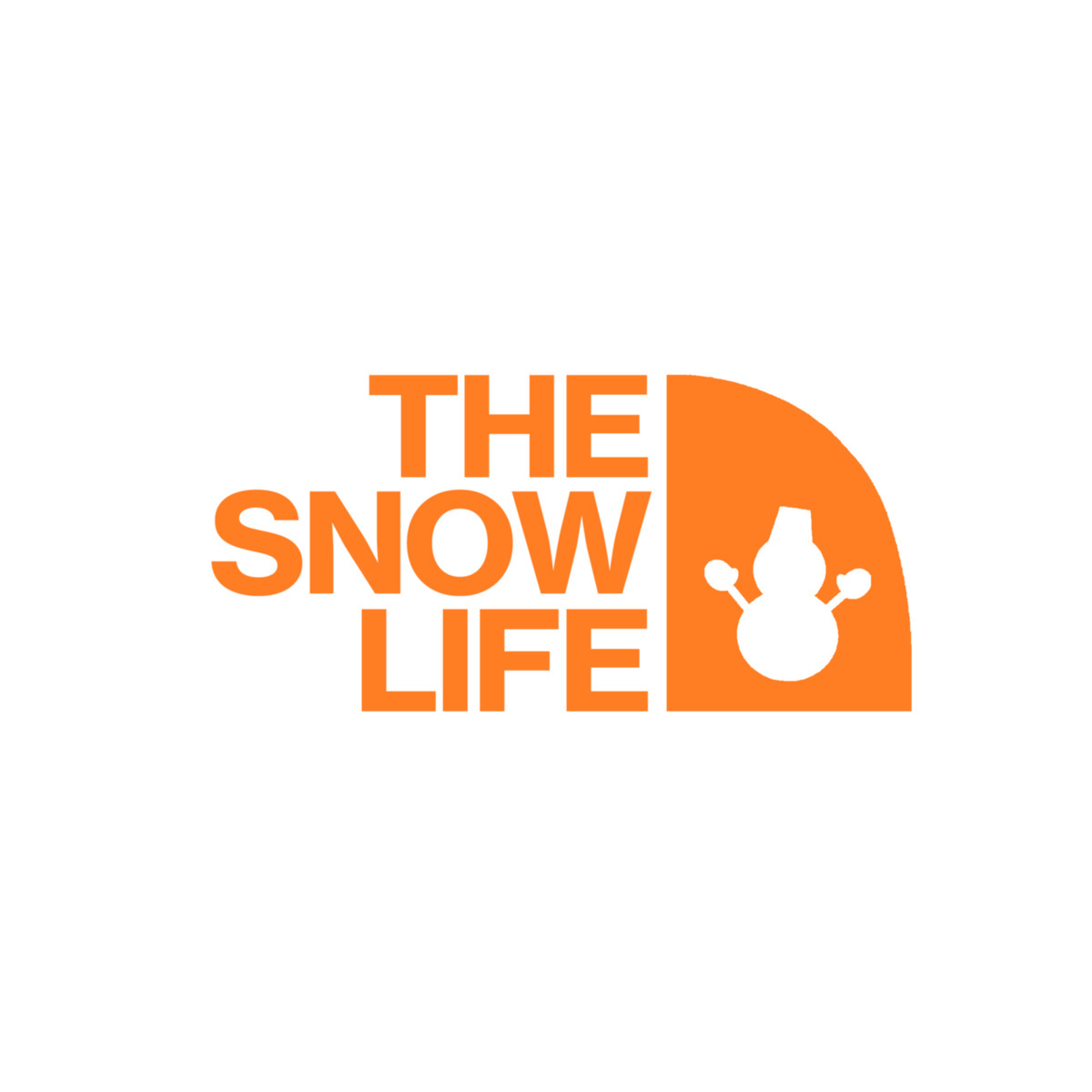 スノーマン 雪だるま ステッカー おしゃれ THE SNOW LIFE カッティングステッカー 防水 シール snowman スマホ かわいい 車 シンプル きりもじいちば｜hm-selections｜07