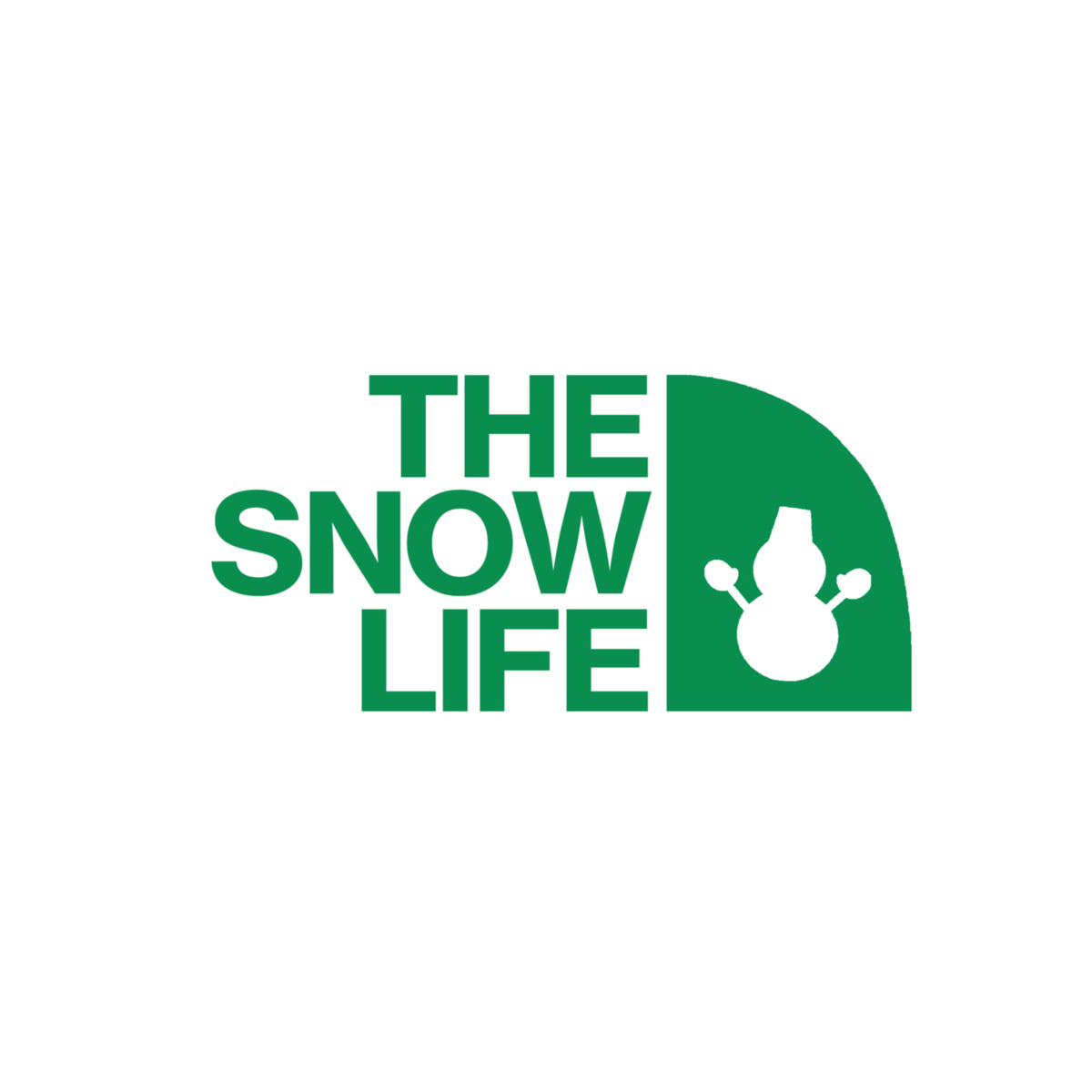 スノーマン 雪だるま ステッカー おしゃれ THE SNOW LIFE カッティングステッカー 防水 シール snowman スマホ かわいい 車 シンプル きりもじいちば｜hm-selections｜09