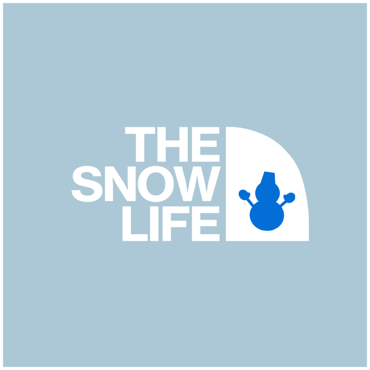 スノーマン 雪だるま ステッカー 車 おしゃれ かわいい THE SNOW LIFE カッティングステッカー 防水 シール snowman スマホ シンプル 文字 きりもじいちば｜hm-selections｜06