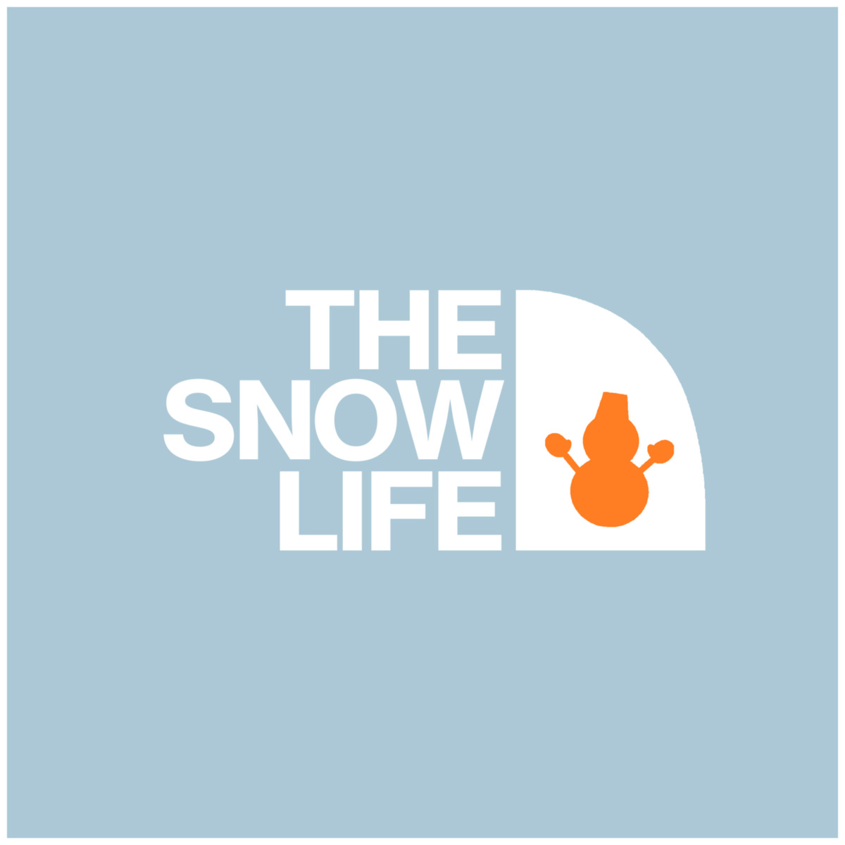 スノーマン 雪だるま ステッカー 車 おしゃれ かわいい THE SNOW LIFE カッティングステッカー 防水 シール snowman スマホ シンプル 文字 きりもじいちば｜hm-selections｜07