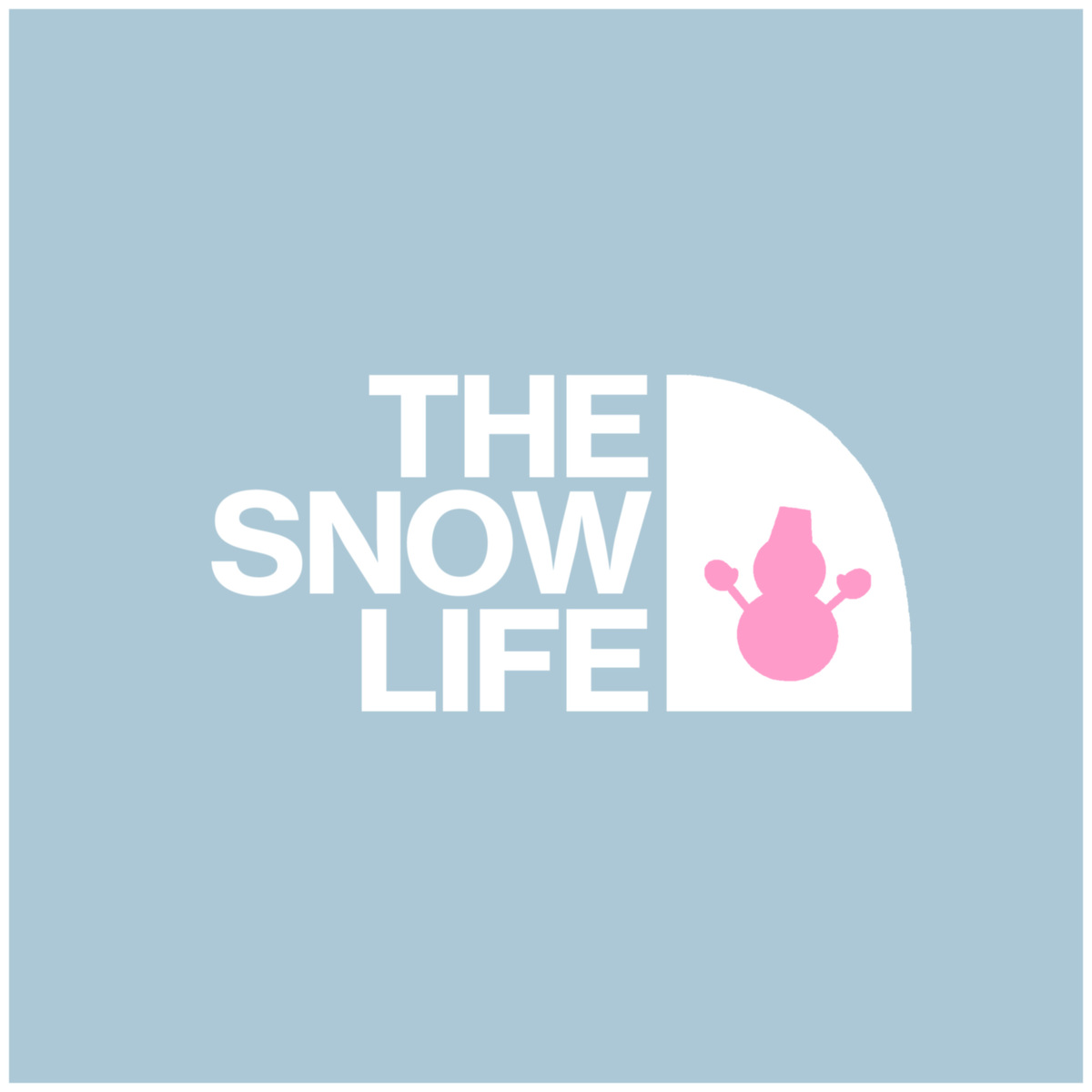 スノーマン 雪だるま ステッカー 車 おしゃれ かわいい THE SNOW LIFE カッティングステッカー 防水 シール snowman スマホ シンプル 文字 きりもじいちば｜hm-selections｜04