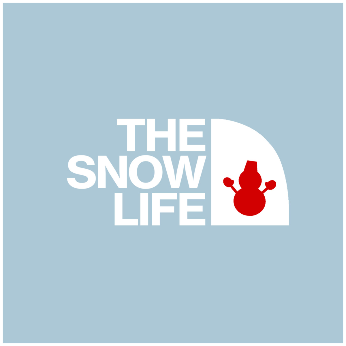 スノーマン 雪だるま ステッカー 車 おしゃれ かわいい THE SNOW LIFE カッティングステッカー 防水 シール snowman スマホ シンプル 文字 きりもじいちば｜hm-selections｜03