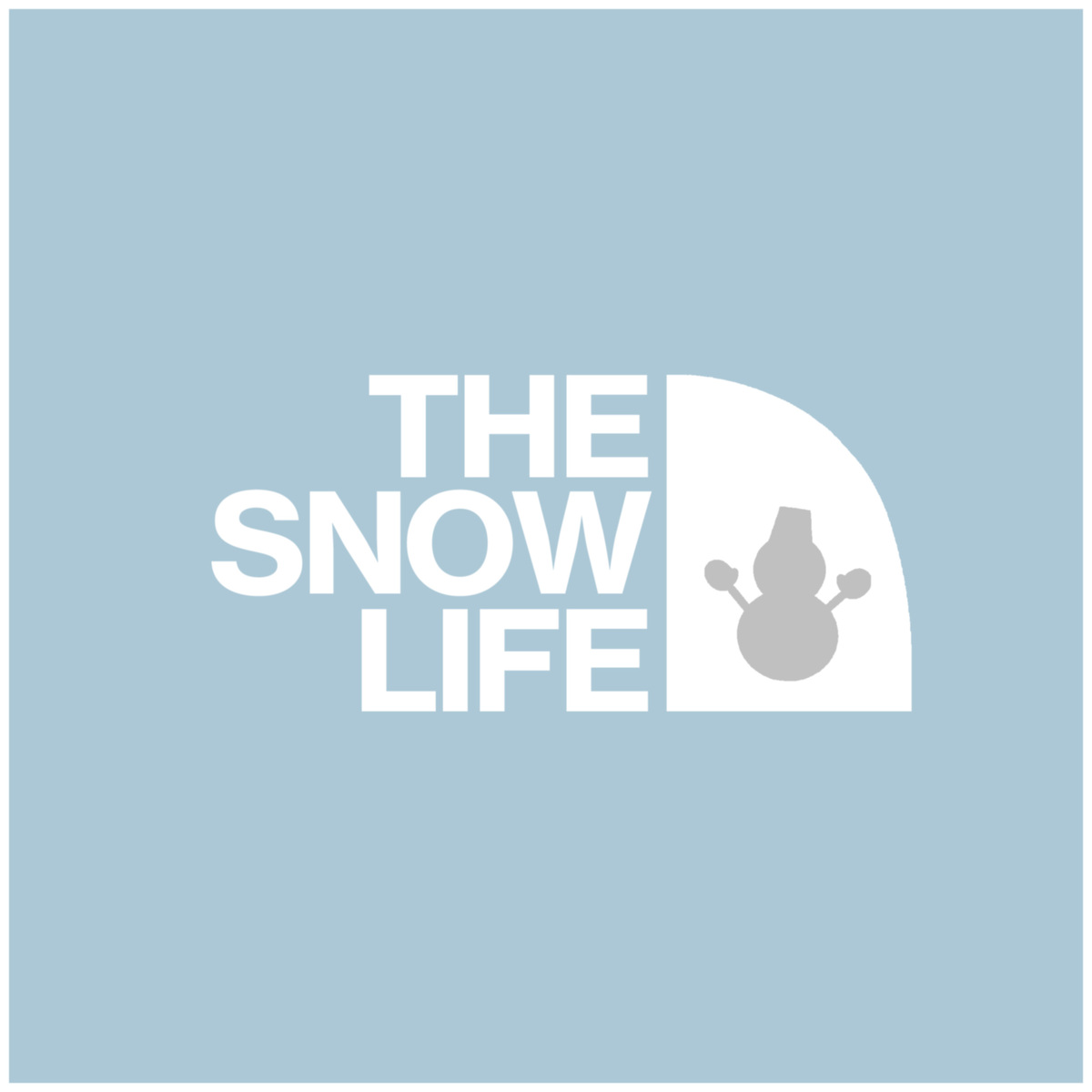 スノーマン 雪だるま ステッカー 車 おしゃれ かわいい THE SNOW LIFE カッティングステッカー 防水 シール snowman スマホ シンプル 文字 きりもじいちば｜hm-selections｜12