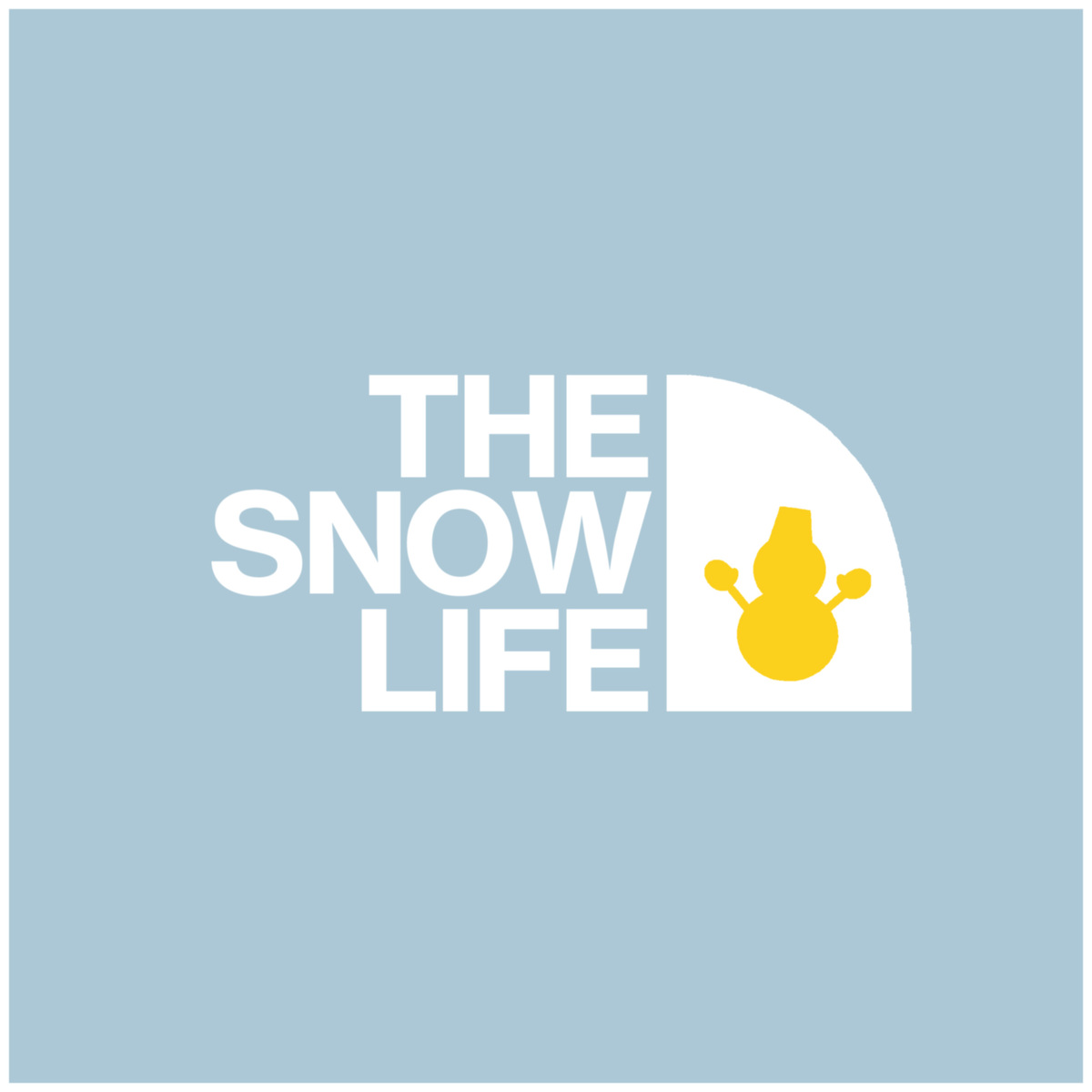 スノーマン 雪だるま ステッカー 車 おしゃれ かわいい THE SNOW LIFE カッティングステッカー 防水 シール snowman スマホ シンプル 文字 きりもじいちば｜hm-selections｜10