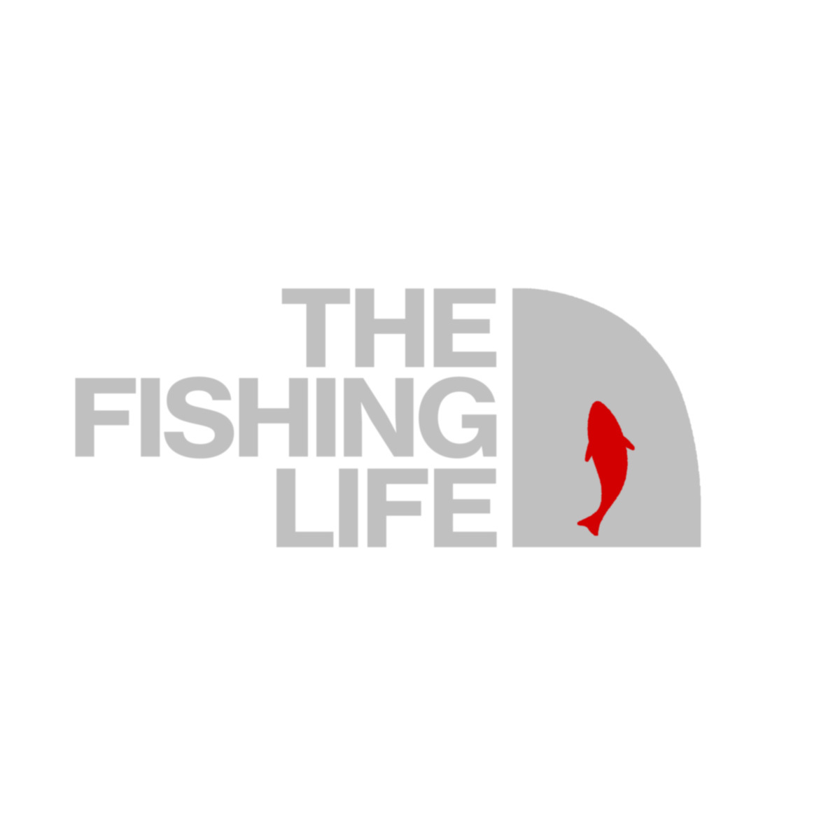 THE FISHING LIFE フィッシング ライフ 2カラー 釣り ステッカー