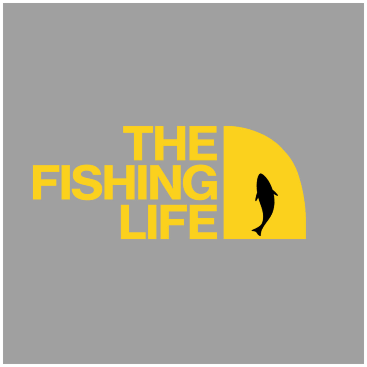 THE FISHING LIFE フィッシング ライフ 2カラー 釣り ステッカー