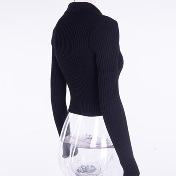 ニット セーター カーディガン フルジップ レディース トップス リブ 冬 秋 春 ファスナー はおり物 おしゃれ シャープ ストレッチ |  | 06