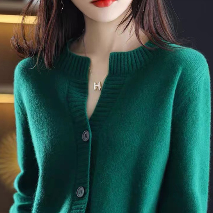 ニット セーター カーディガン レディース  長袖 キーネック トップス  秋 冬 春  おしゃれ カジュアル 体型カバー 羽織り アウター 30代 40代 50代 60代 |  | 05