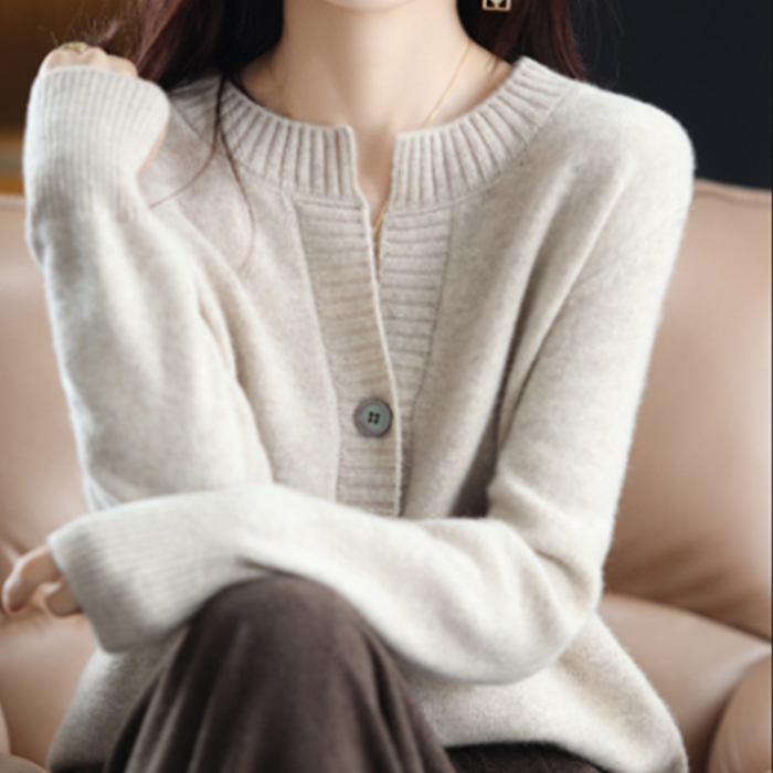 ニット セーター カーディガン レディース  長袖 キーネック トップス  秋 冬 春  おしゃれ カジュアル 体型カバー 羽織り アウター 30代 40代 50代 60代 |  | 06