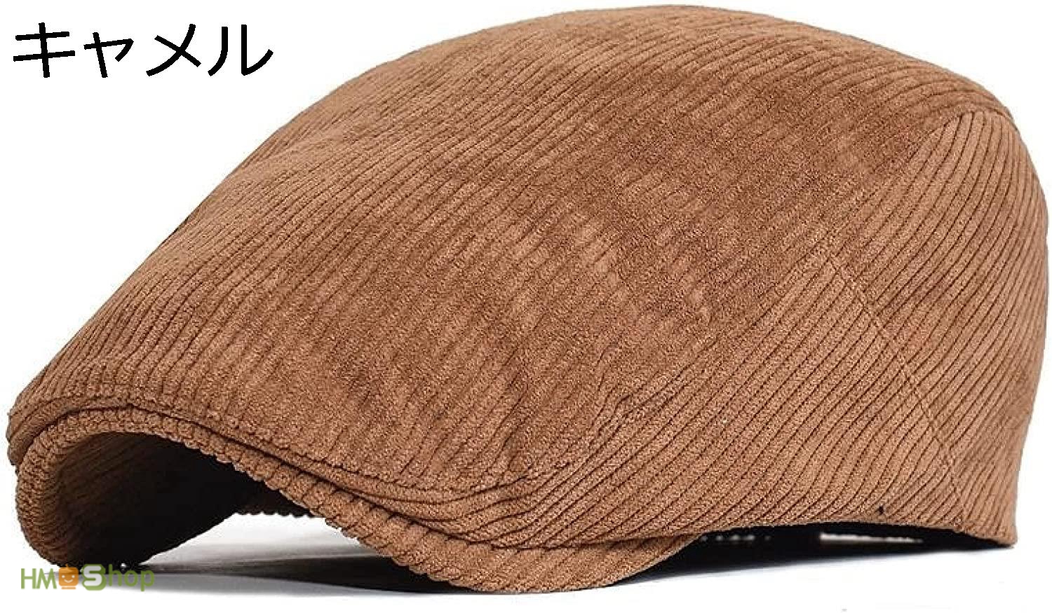 ハンチング帽 子 メンズ 秋 冬 カモノハシラクダコーデュロイ男アイビーキャップ ベレー帽