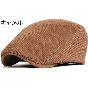 ハンチング帽 子 メンズ 秋 冬 カモノハシラクダコーデュロイ男アイビーキャップ ベレー帽