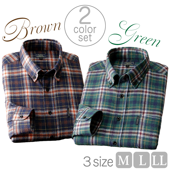 フランコ・コレツィオーニ FCネル調シャツ2枚組 A柄 41252 同サイズ2