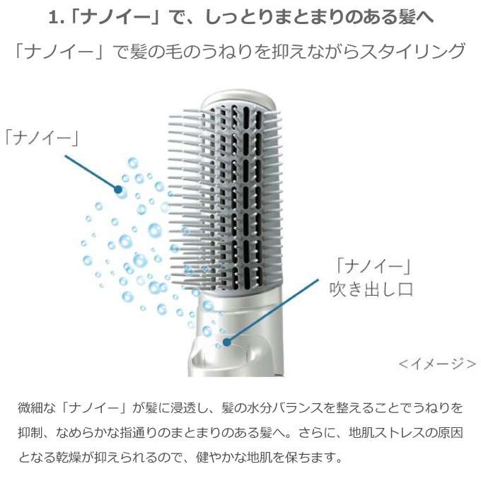 代引可】 パナソニック Panasonic EH-KN7G くるくるドライヤー