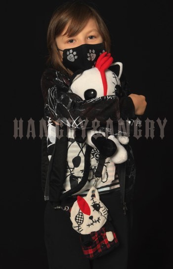 純正超高品質 h.NAOTO HANGRY & ANGRY うさ耳パーカー www