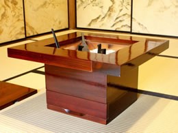 セット割 角火鉢 欅けやき【火鉢本体＋道具5点セット】送料無料 ※返品