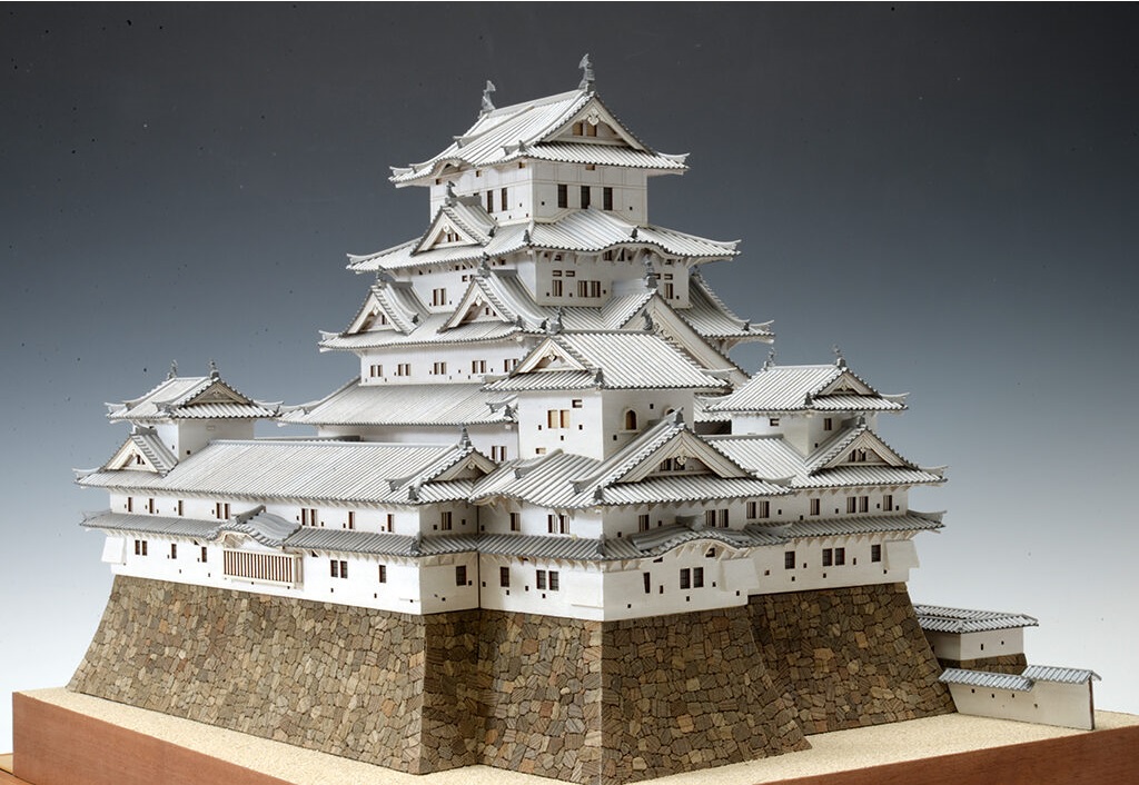 1/150 姫路城（白鷺城）HIMEJI CASTLE UDJ-S-HIMEJI-150 木製模型 